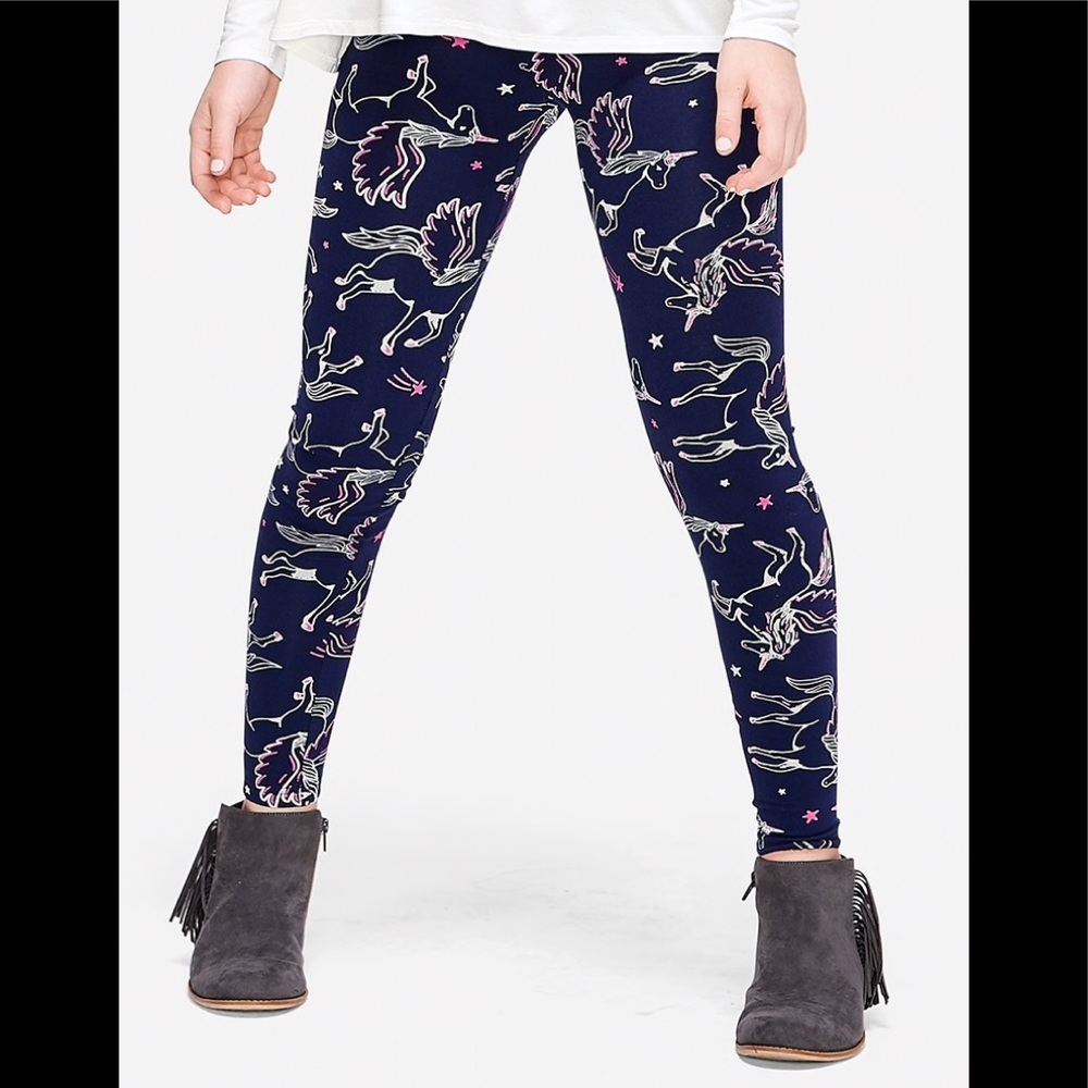JUSTICE girl’s unicorn leggings NEW IN PACKAGE